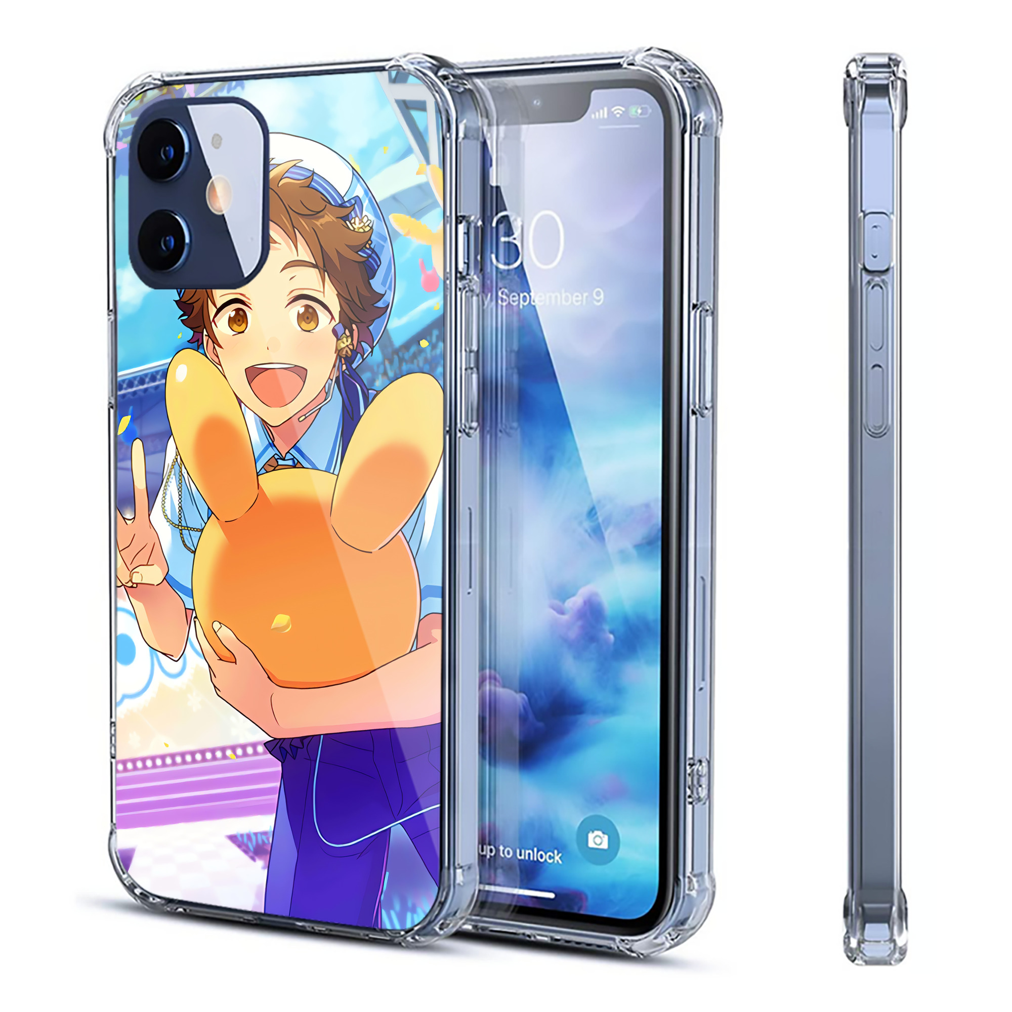 （画像用） あんさんぶるスターズ! Ensemble Stars 【iPhone 12シリーズ対応】透明スマホケース（クリアソフトケース）